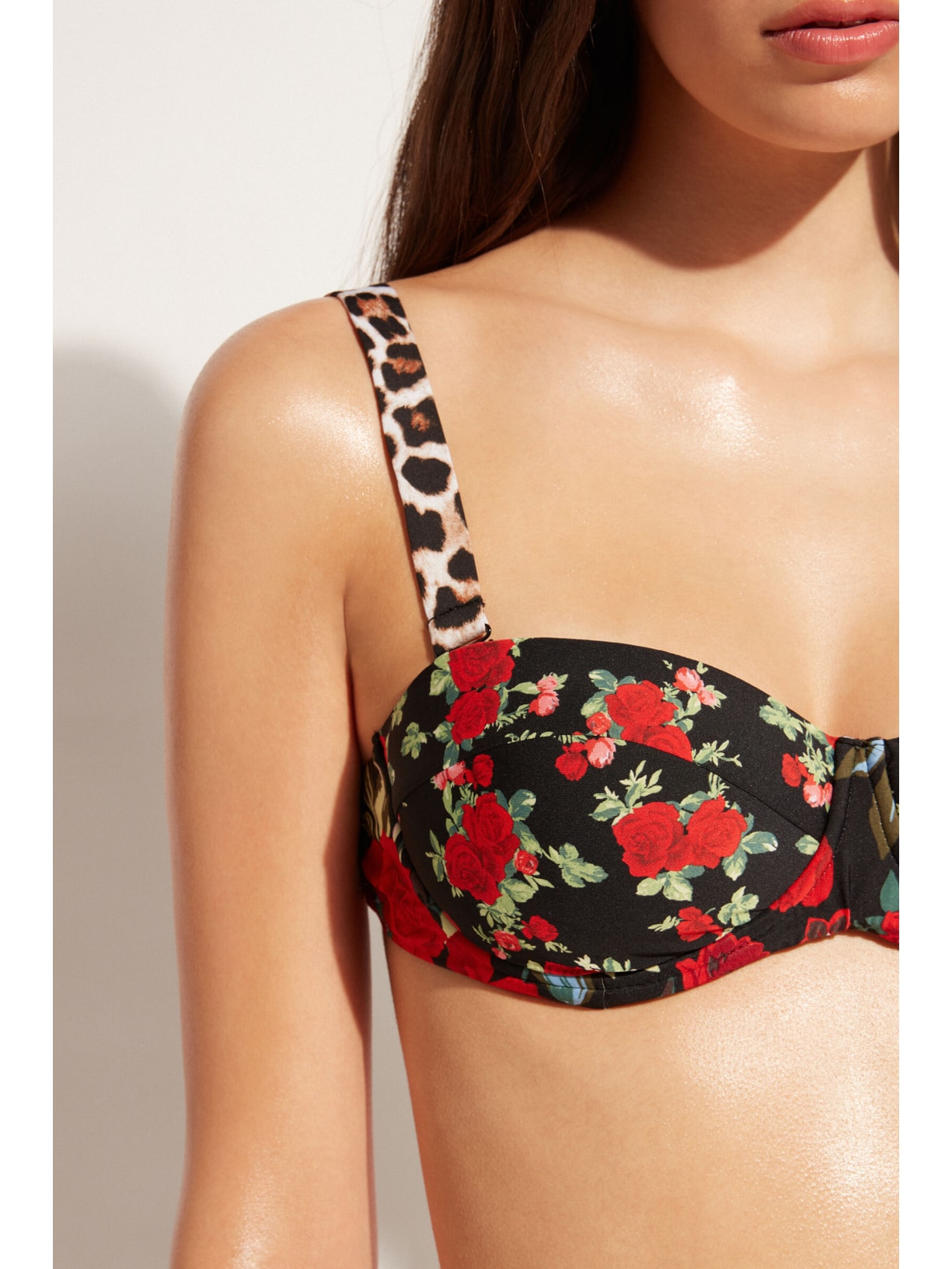 Parte De Cima De Biquíni Almofadada Nizza Preto Calzedonia