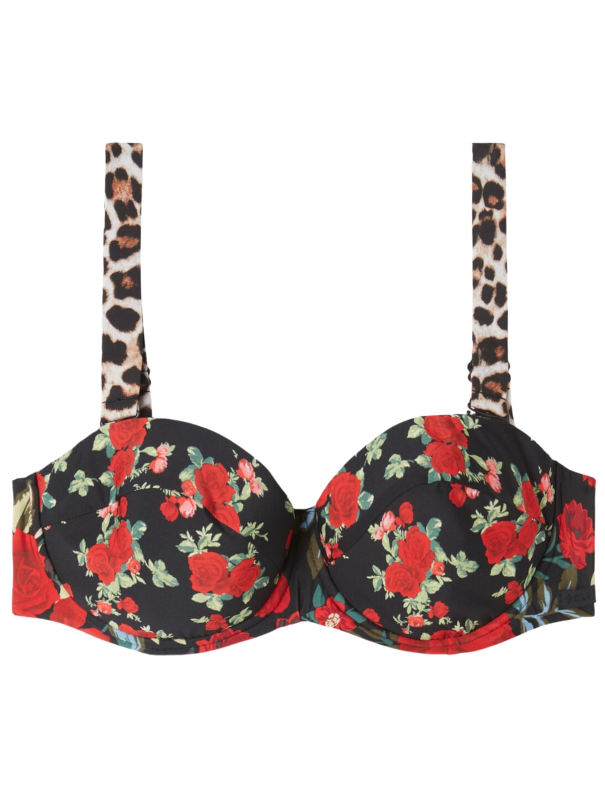 Parte De Cima De Biquíni Almofadada Nizza Preto Calzedonia