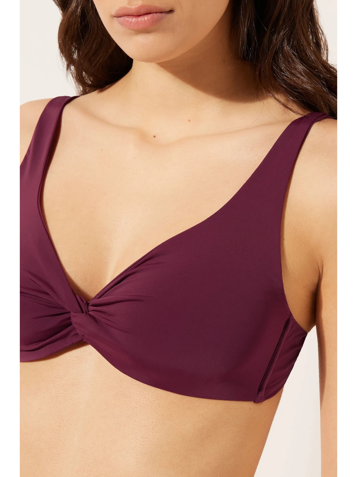 Parte De Cima De Biquíni Balconette Indonésia Bordô Calzedonia