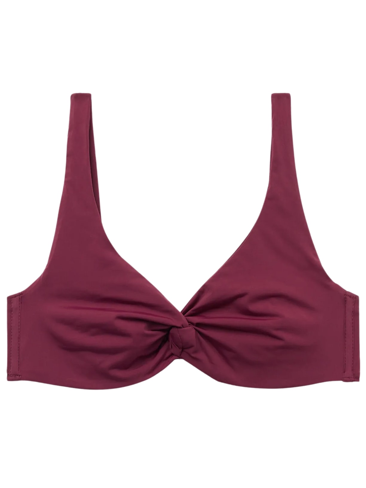 Parte De Cima De Biquíni Balconette Indonésia - Bordô