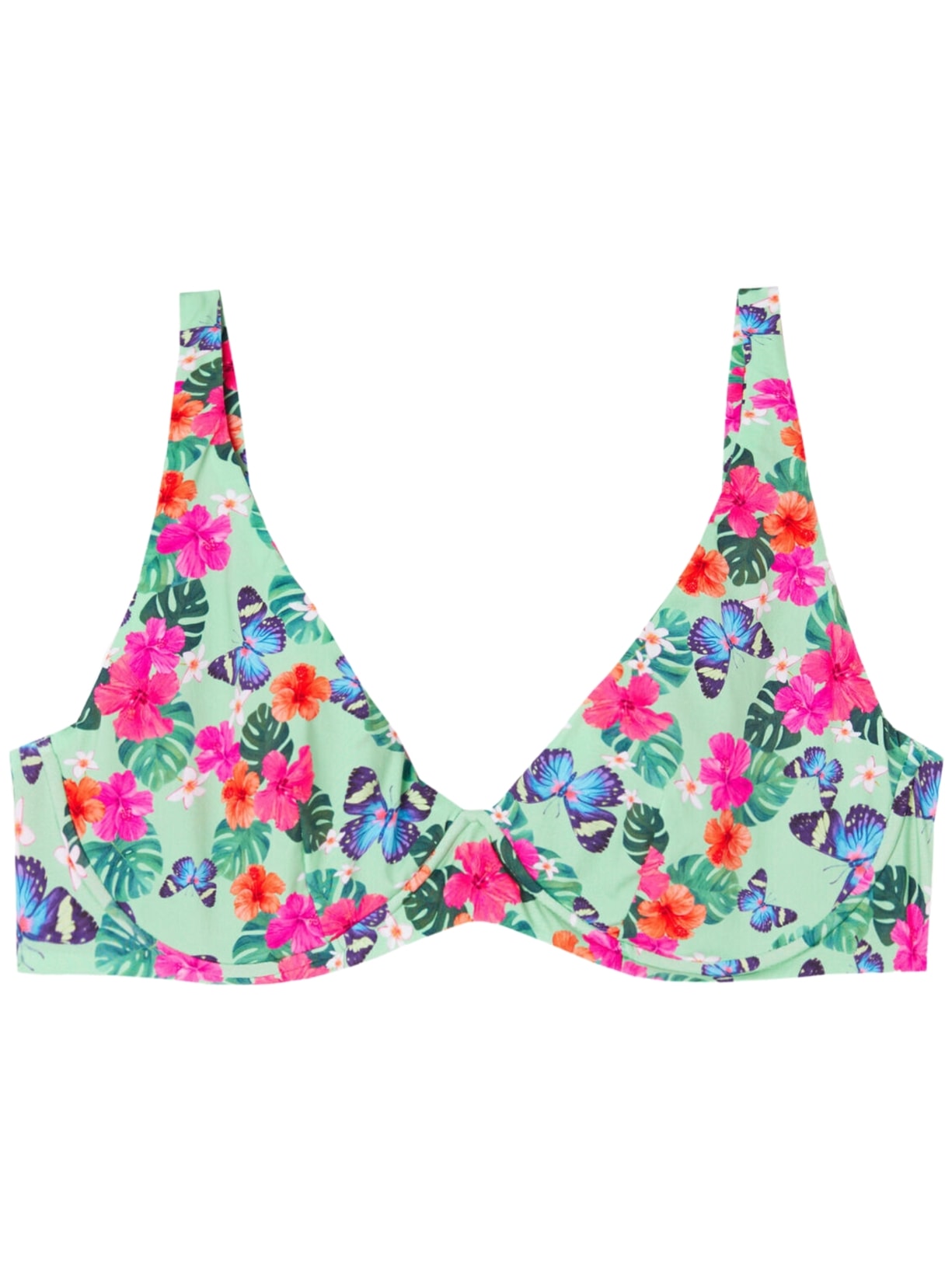 Parte De Cima De Biquíni Balconette Malibu Verde Calzedonia