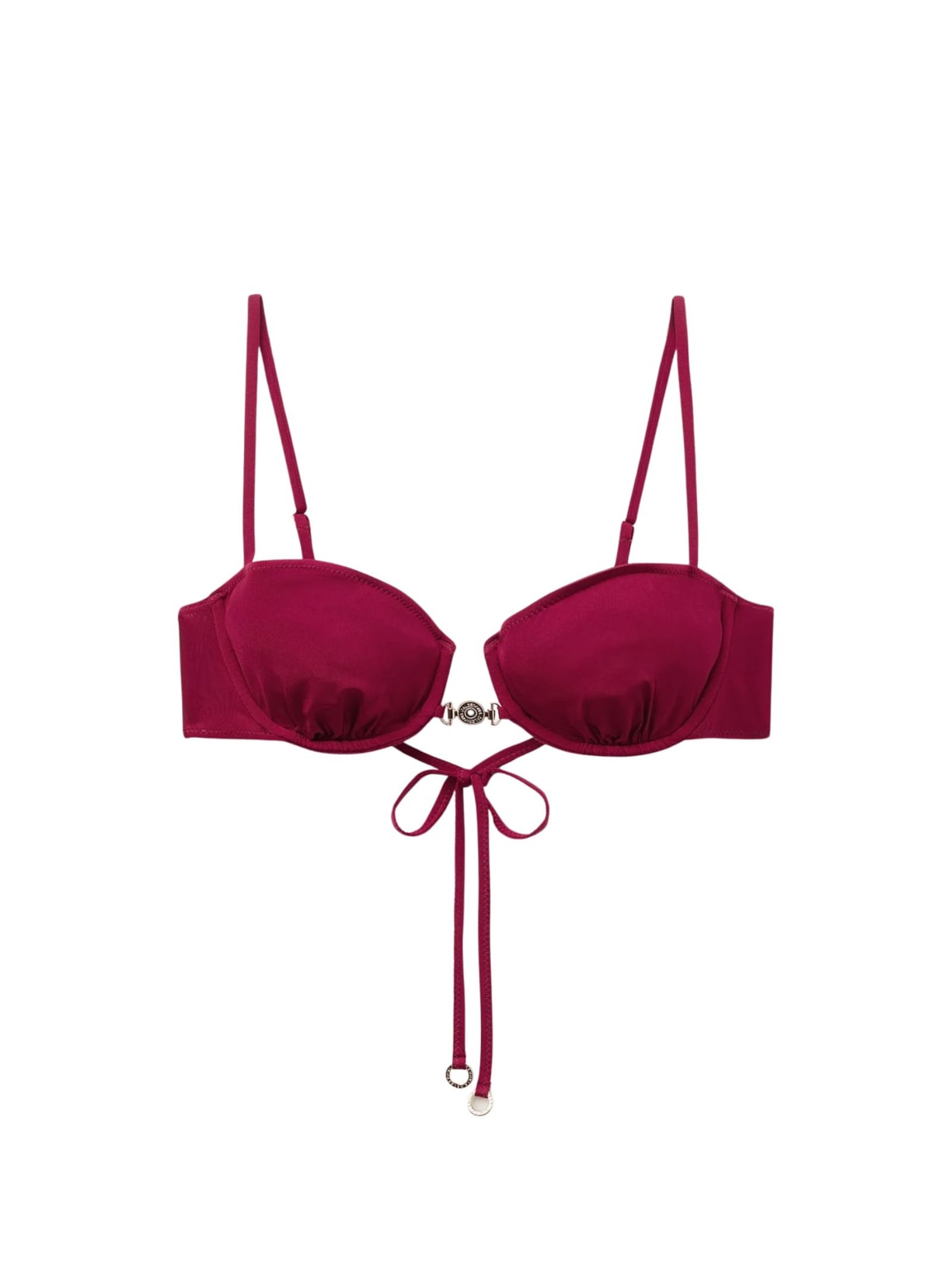 Parte De Cima De Biquíni Balconette Minimal Fit - Bordô