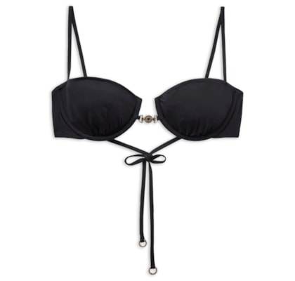 Parte De Cima De Biquíni Balconette Minimal Fit - Preto