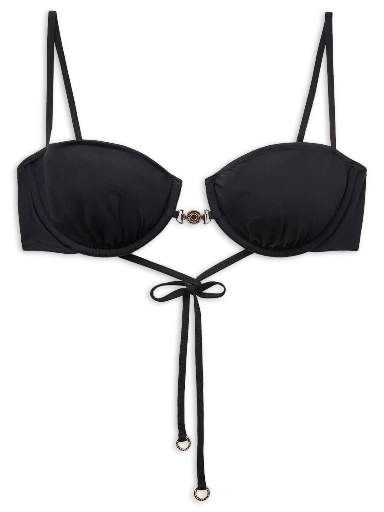 Parte De Cima De Biquíni Balconette Minimal Fit - Preto