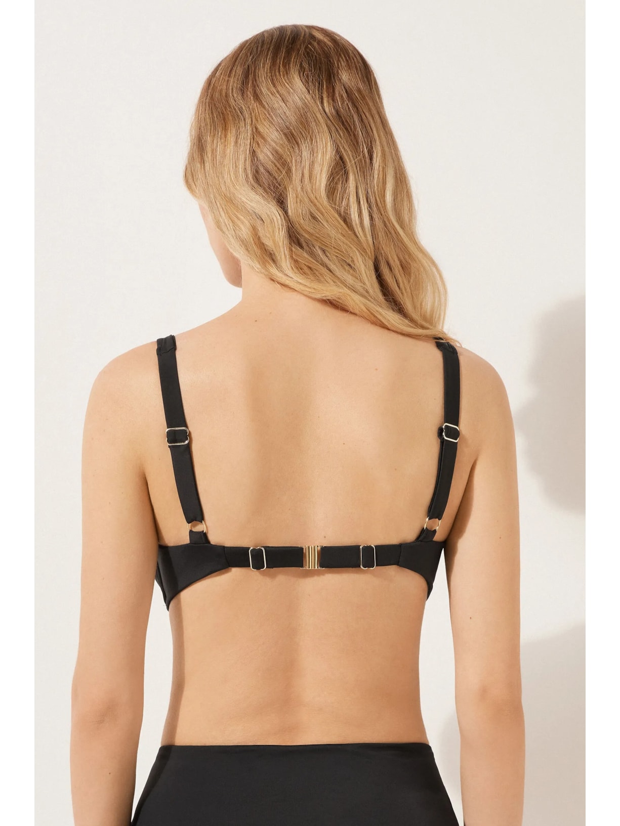 Parte De Cima De Biquíni Balconette Scultura Preto Calzedonia