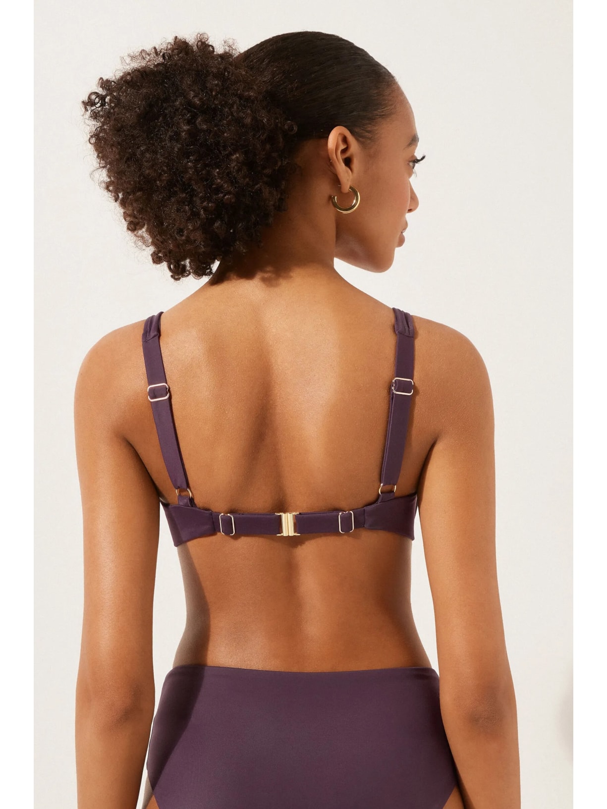 Parte De Cima De Biquíni Balconette Scultura Roxo Calzedonia