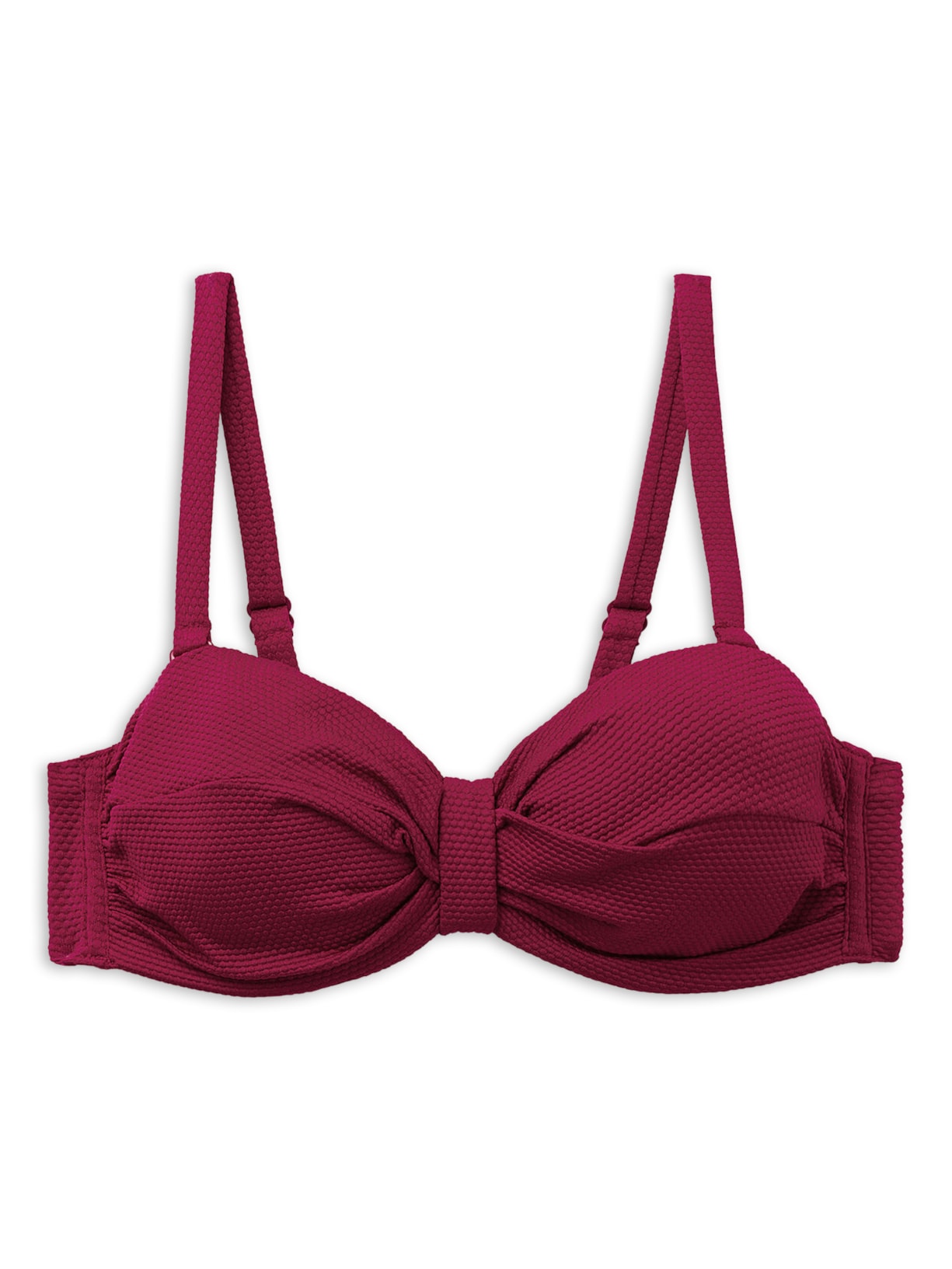 Parte De Cima De Biquíni Classy Piquet Bordô Calzedonia