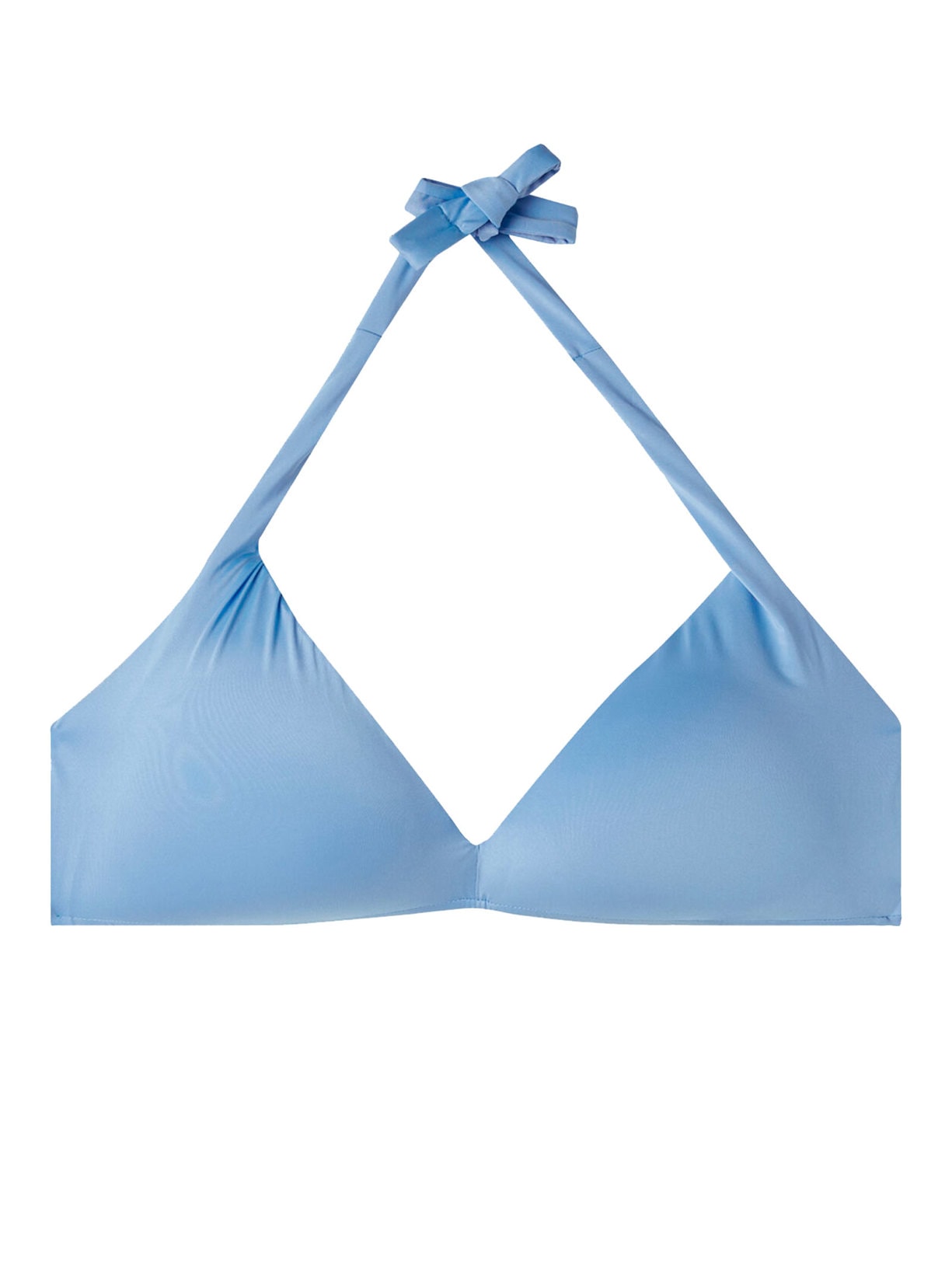 Parte De Cima De Biquíni Cortininha Almofadada Indonesia Eco - Azul