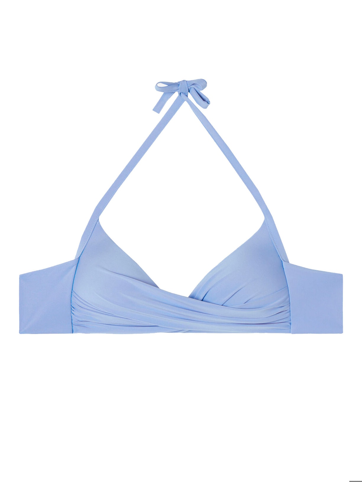 Parte De Cima De Biquíni Cortininha Almofadada Indonesia Eco - Azul