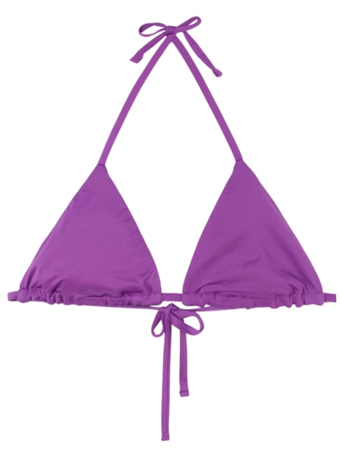 Parte De Cima De Biquíni Cortininha Double Concept - Roxo