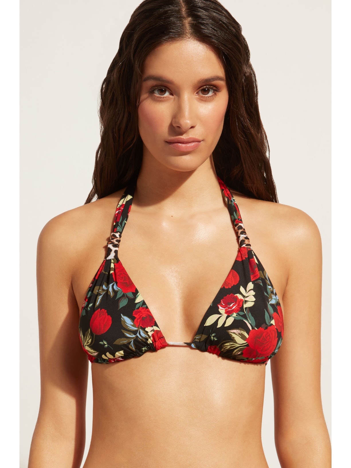 Parte De Cima De Biquíni Cortininha Dupla Face Nizza Preto Calzedonia