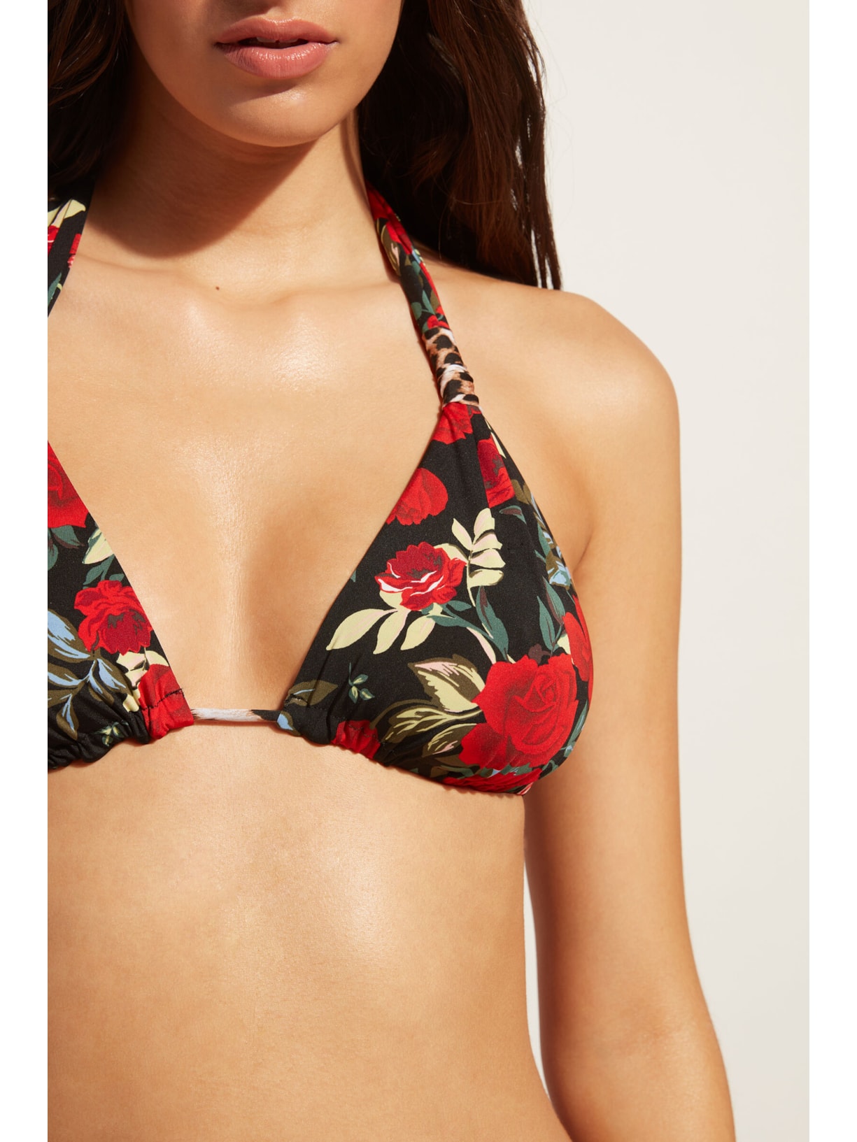 Parte De Cima De Biquíni Cortininha Dupla Face Nizza Preto Calzedonia