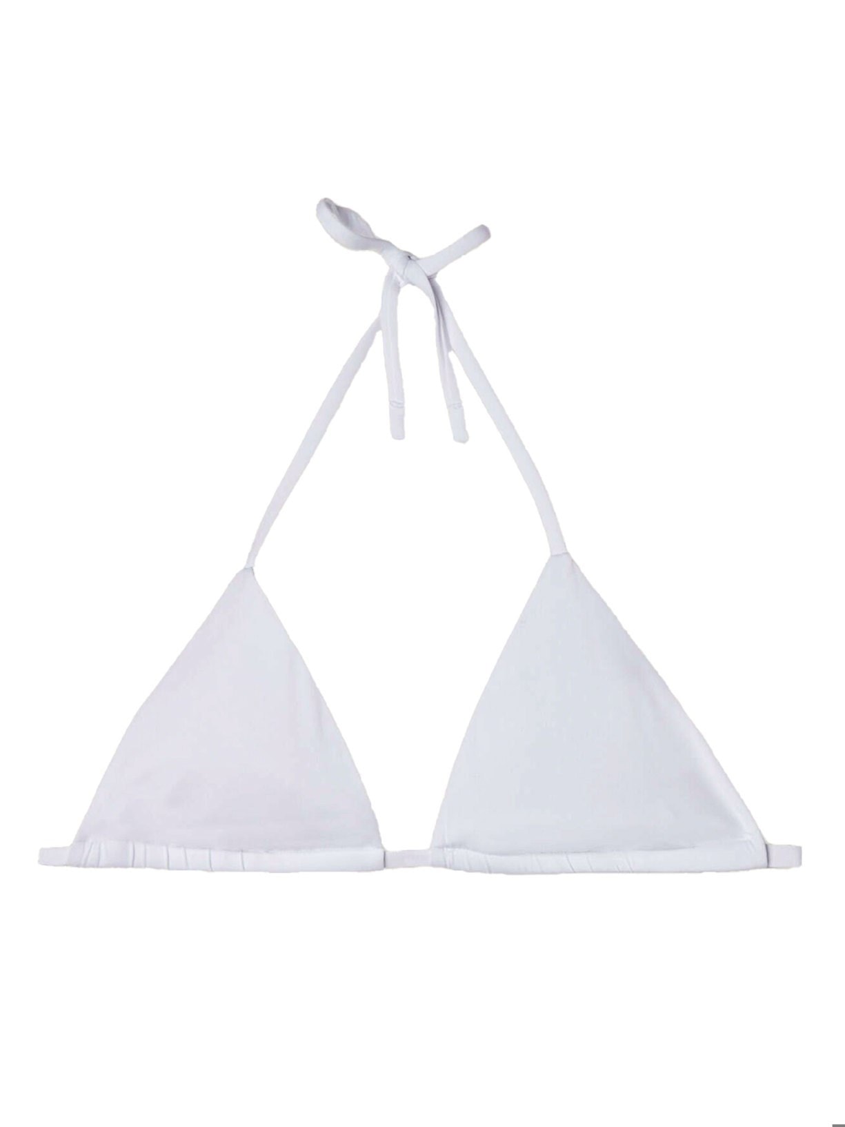 Parte De Cima De Biquíni Cortininha Indonesia Eco - Branco