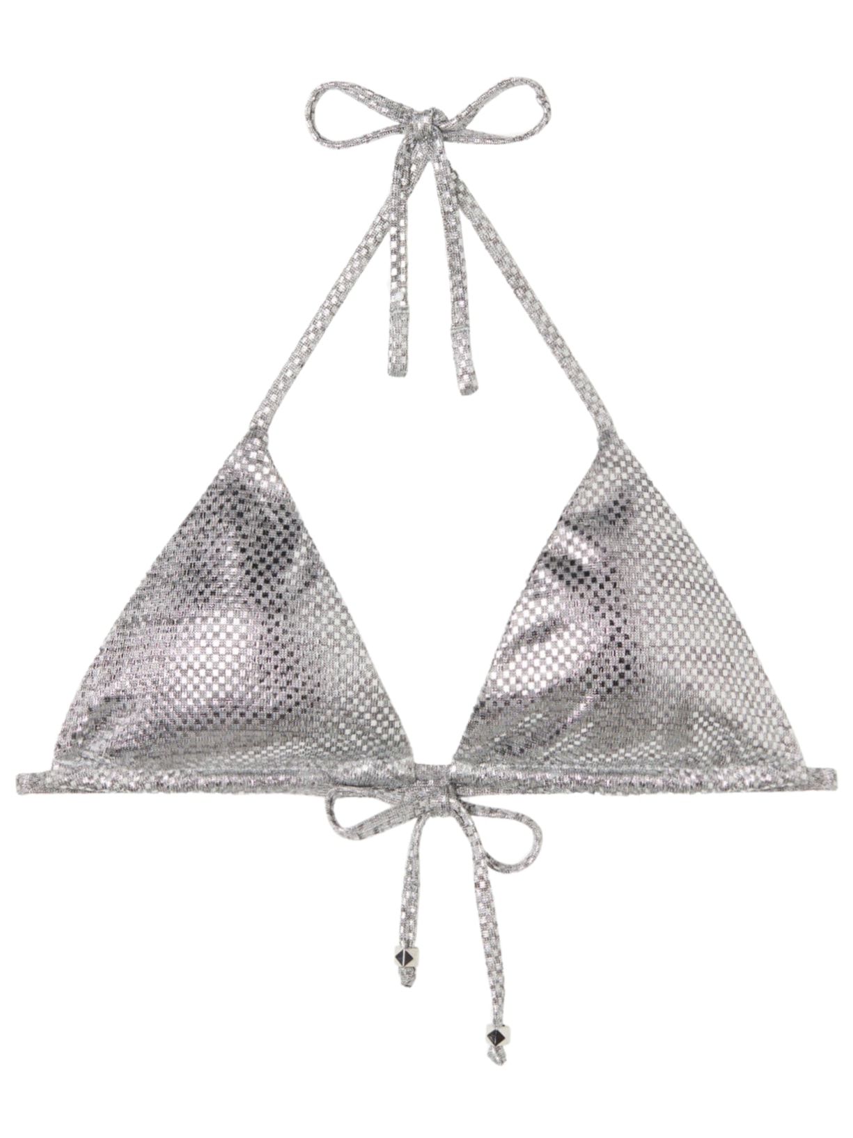 Parte De Cima De Biquíni Cortininha Light Reflections - Cinza