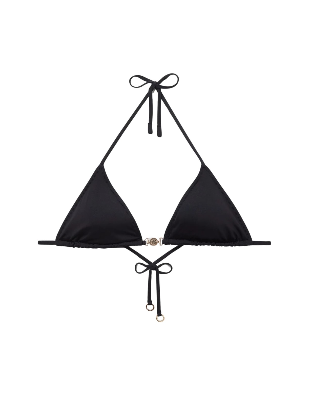 Parte De Cima De Biquíni Cortininha Minimal Fit Preto Calzedonia