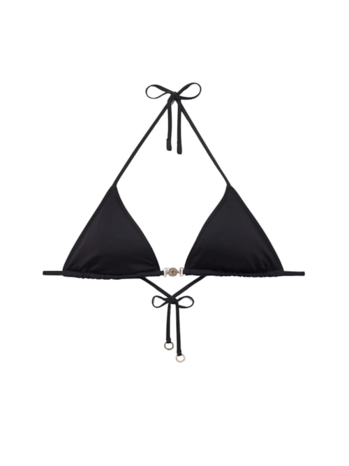 Parte De Cima De Biquíni Cortininha Minimal Fit - Preto