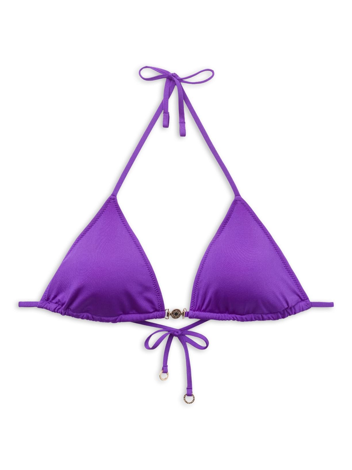 Parte De Cima De Biquíni Cortininha Minimal Fit Roxo Calzedonia