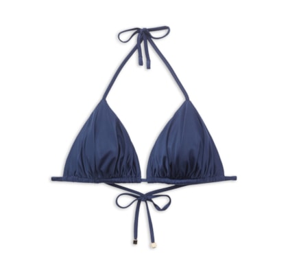 Parte De Cima De Biquíni Cortininha Timeless Diva - Azul