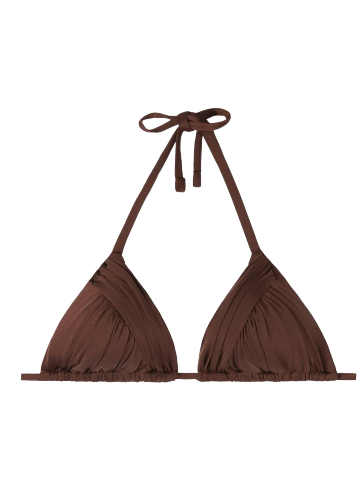 Parte De Cima De Biquíni Cortininha Timeless Diva - Marrom