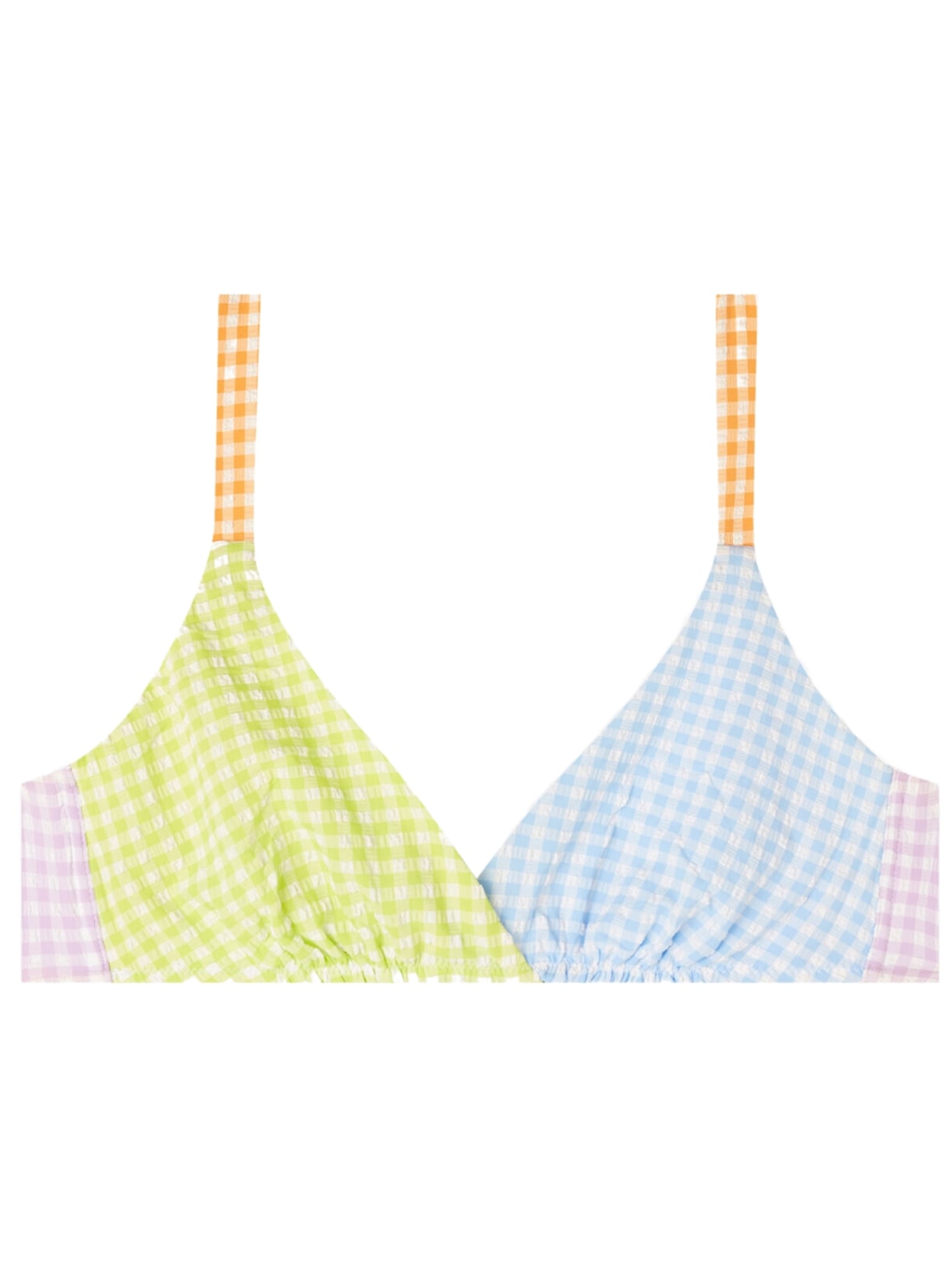 Parte De Cima De Biquíni Cortininha Valencia - Colorido