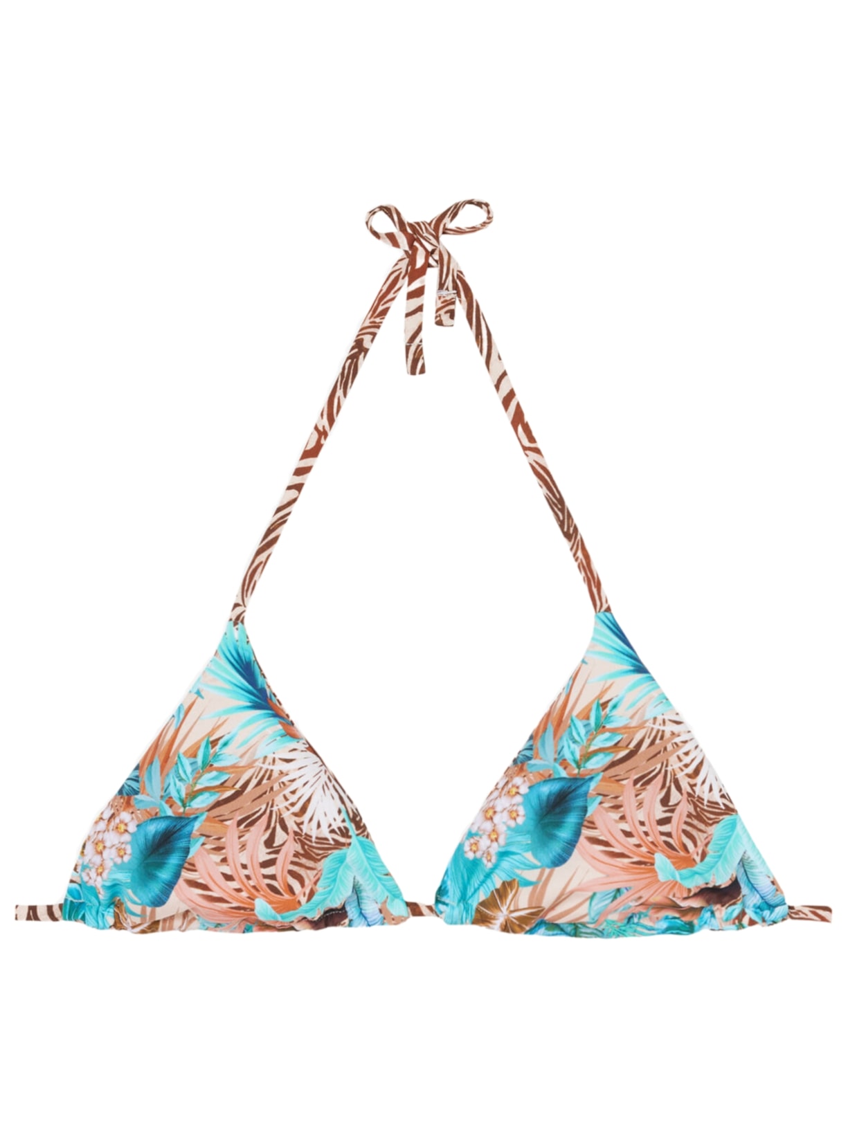 Parte De Cima De Biquíni Cortininha Wild Foliage - Verde