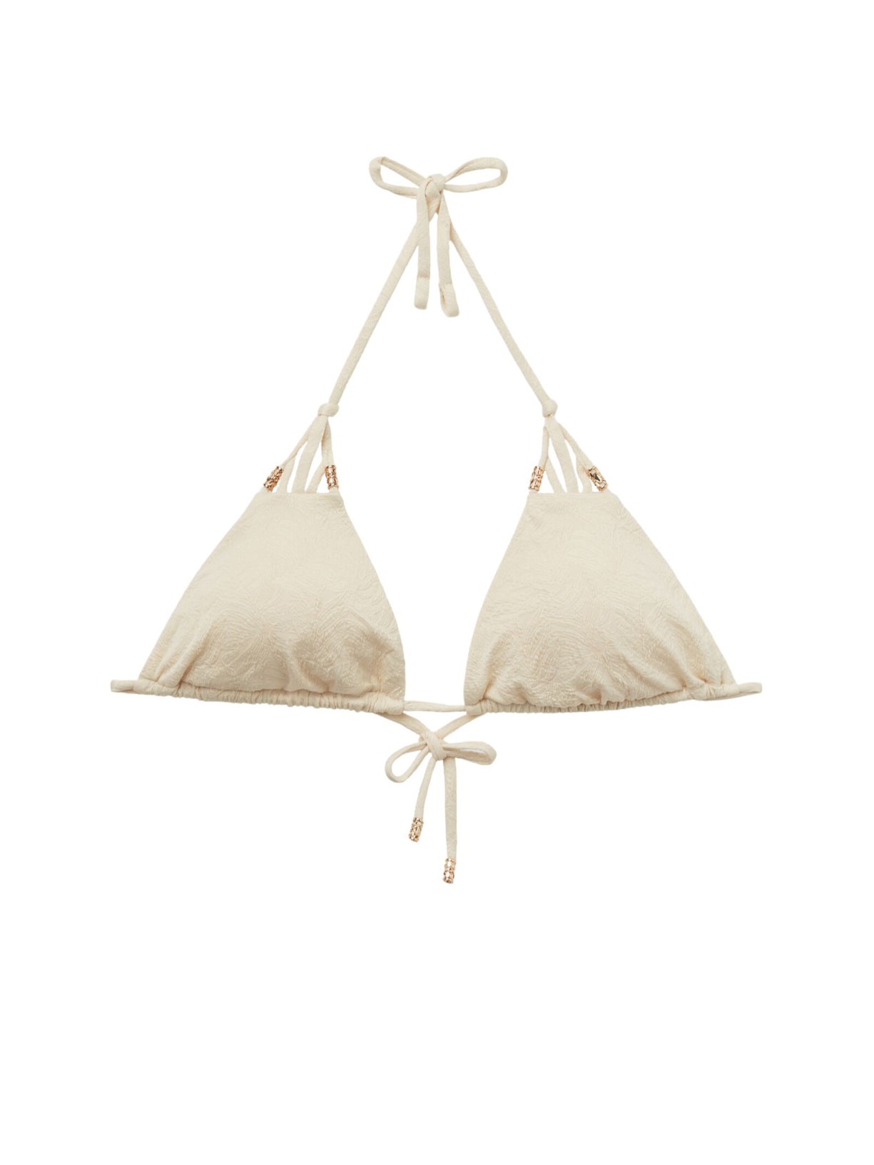 Parte De Cima De Biquíni Cortininha Wild Jungle Off-White Calzedonia