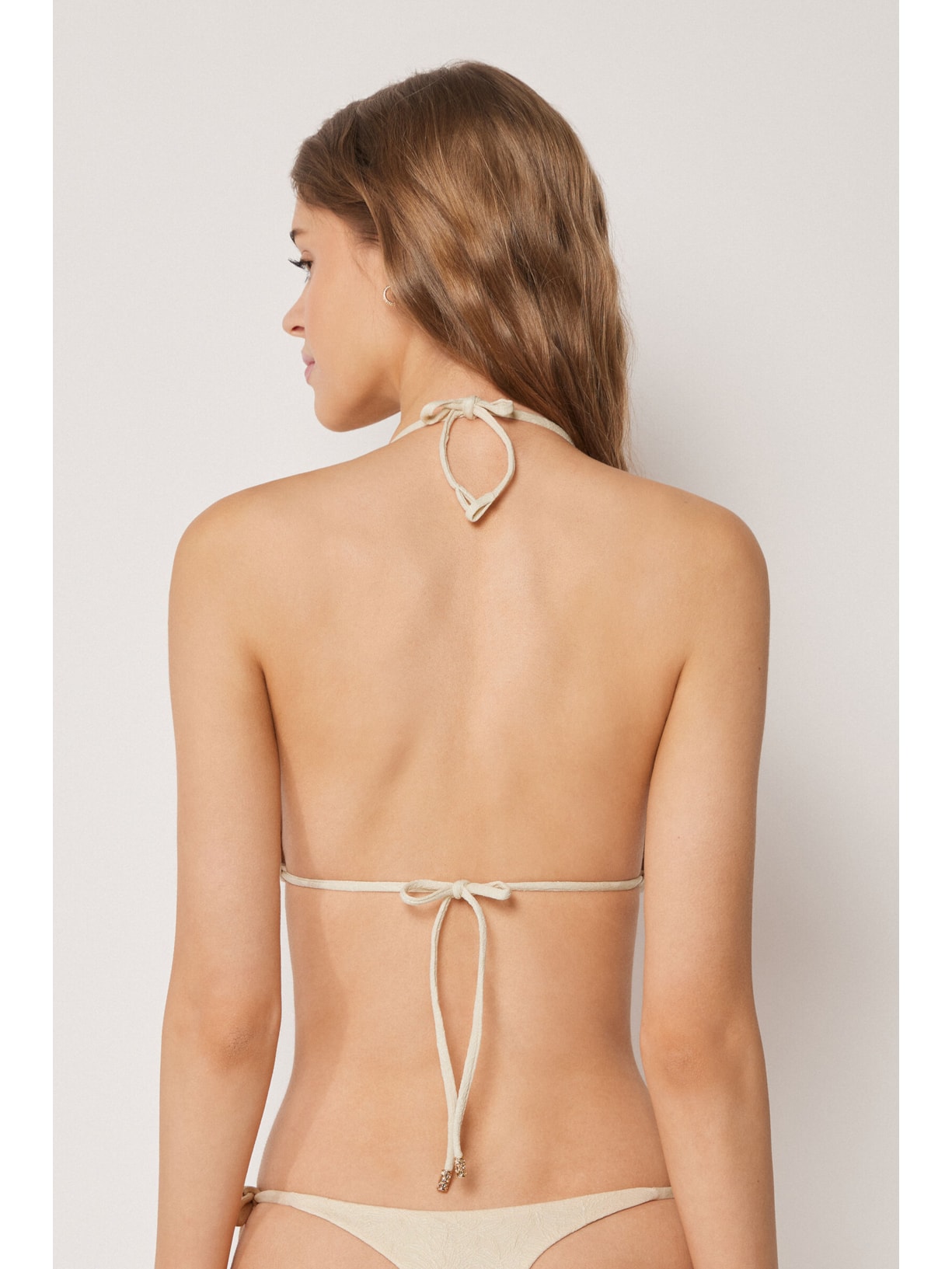 Parte De Cima De Biquíni Cortininha Wild Jungle Off-White Calzedonia