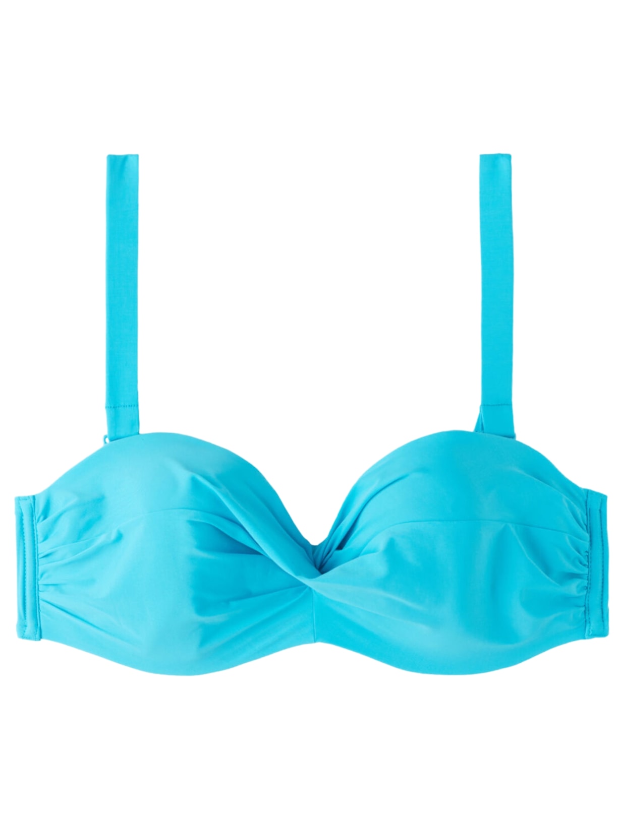 Parte De Cima De Biquíni Faixa Almofadada Indonésia - Azul