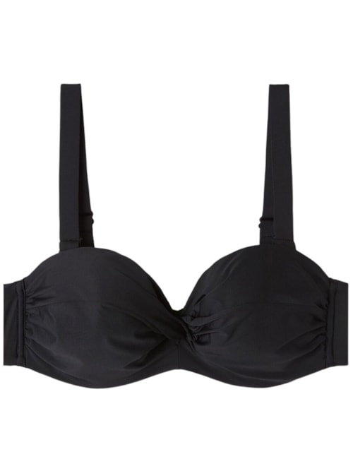Parte De Cima De Biquíni Faixa Almofadada Indonesia - Preto