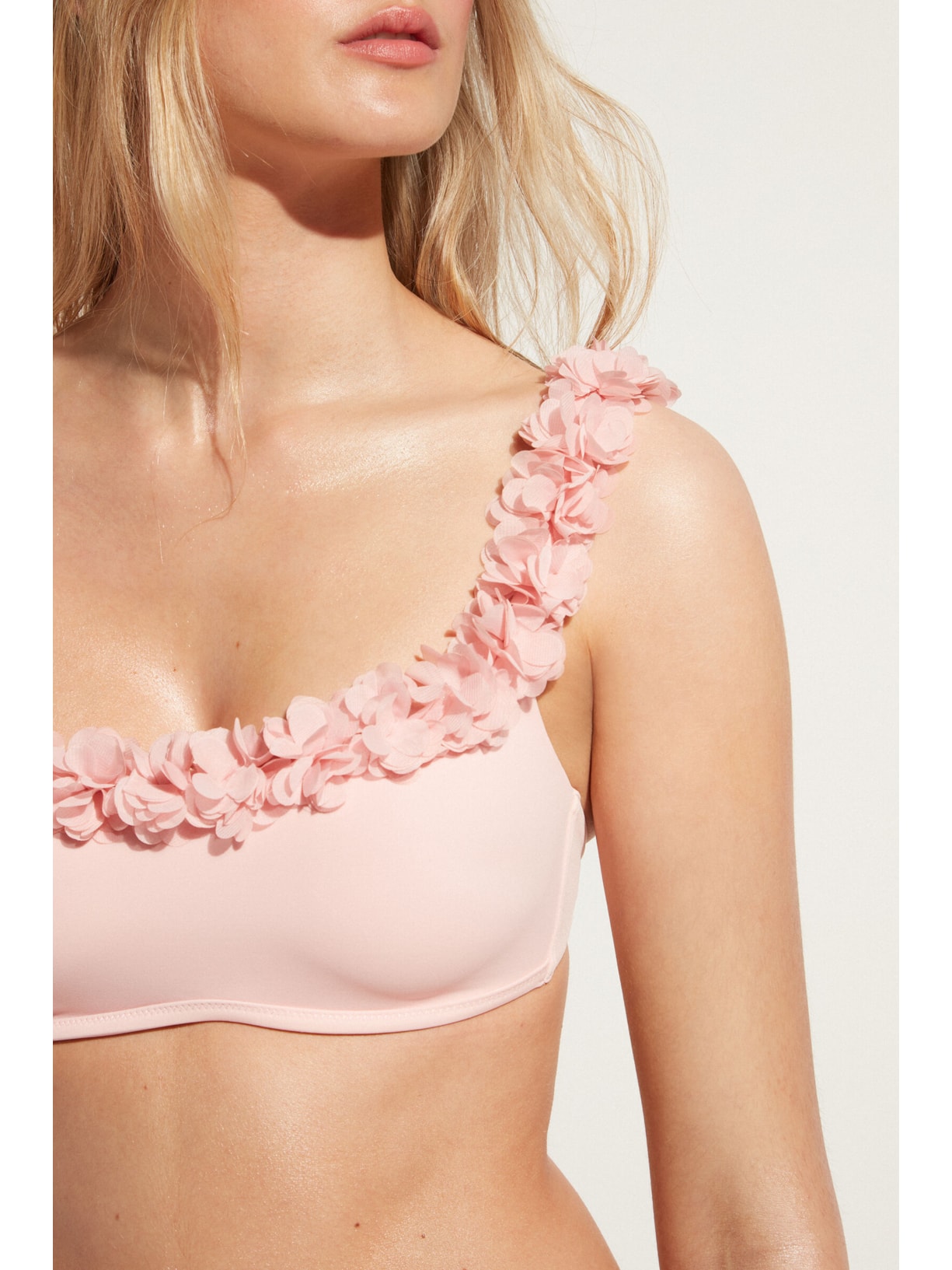 Parte De Cima De Biquíni Faixa Honolulu Rosa Calzedonia