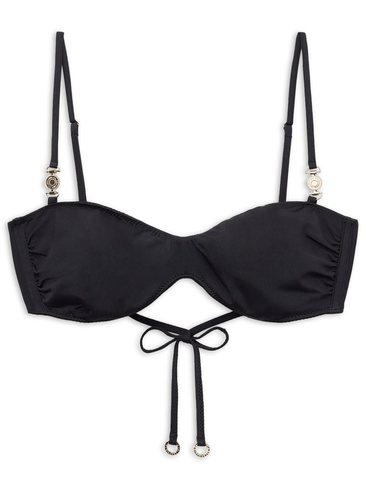 Parte De Cima De Biquíni Faixa Minimal Fit - Preto