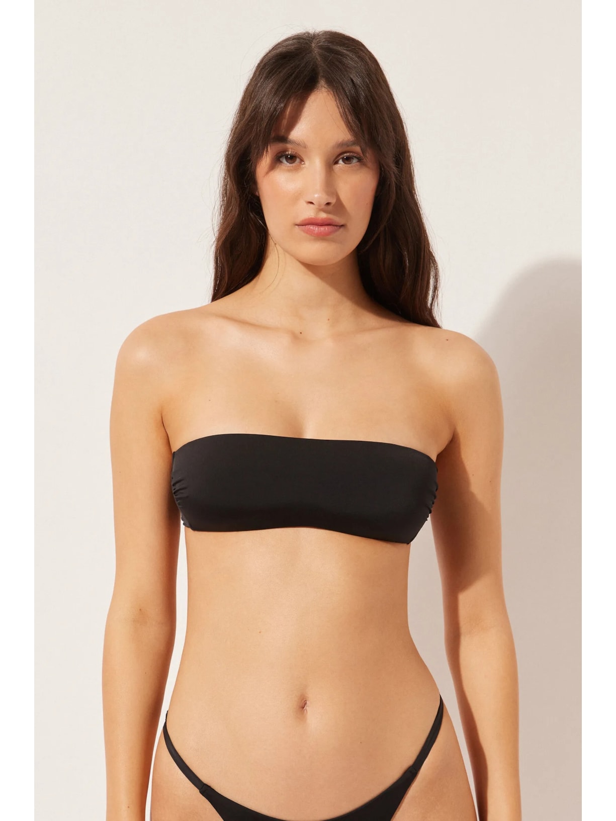 Parte De Cima De Biquíni Faixa Tomara Que Caia Indonésia Preto Calzedonia