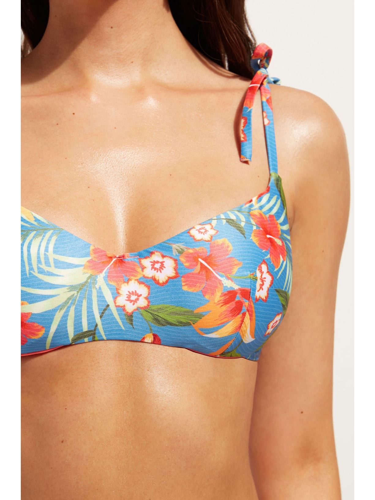 Parte De Cima De Biquíni Maui Azul Calzedonia