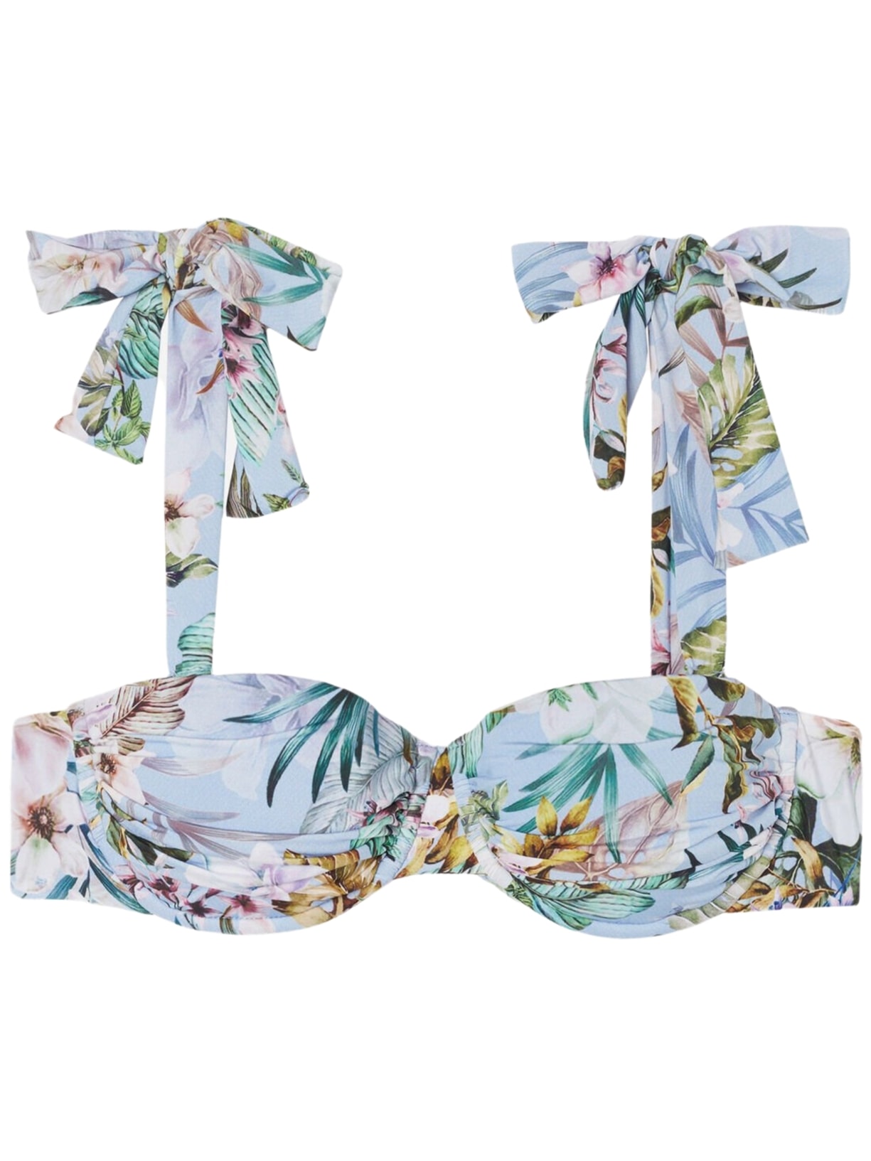 Parte De Cima De Biquíni Push-Up Almofadado Atene - Azul