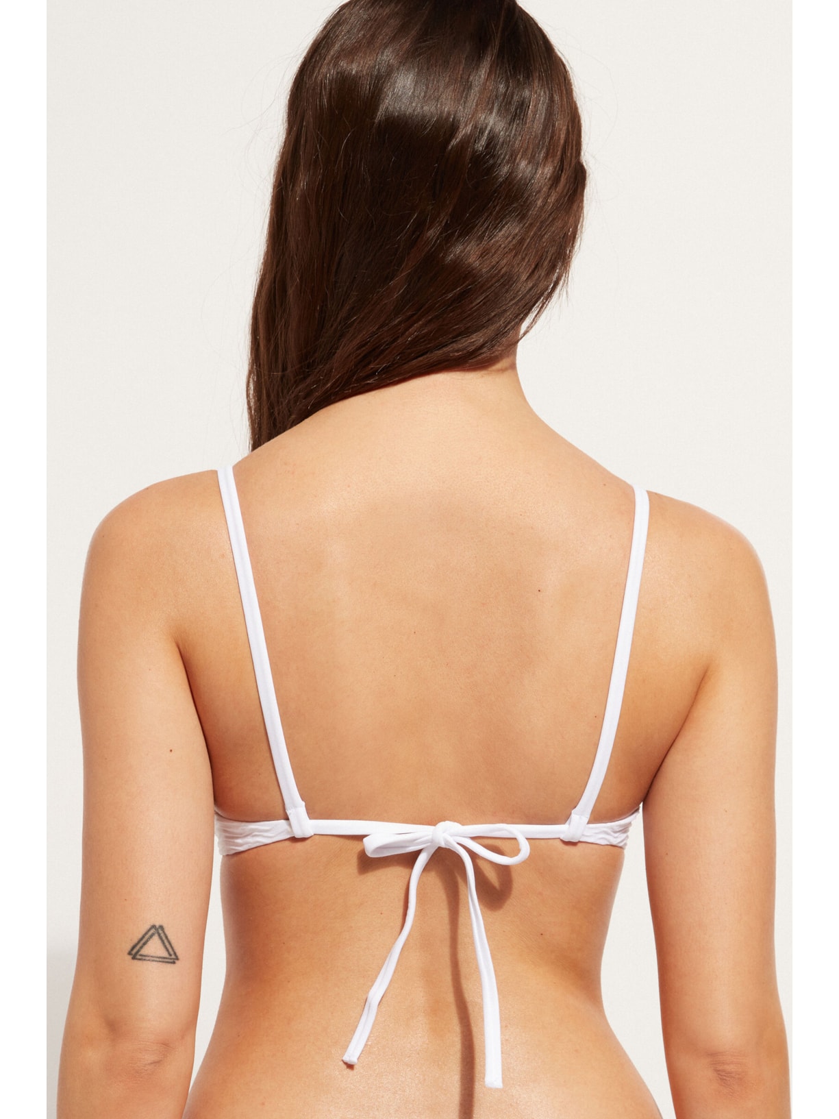 Parte De Cima De Biquíni Push-Up Almofadado Casablanca Branco Calzedonia
