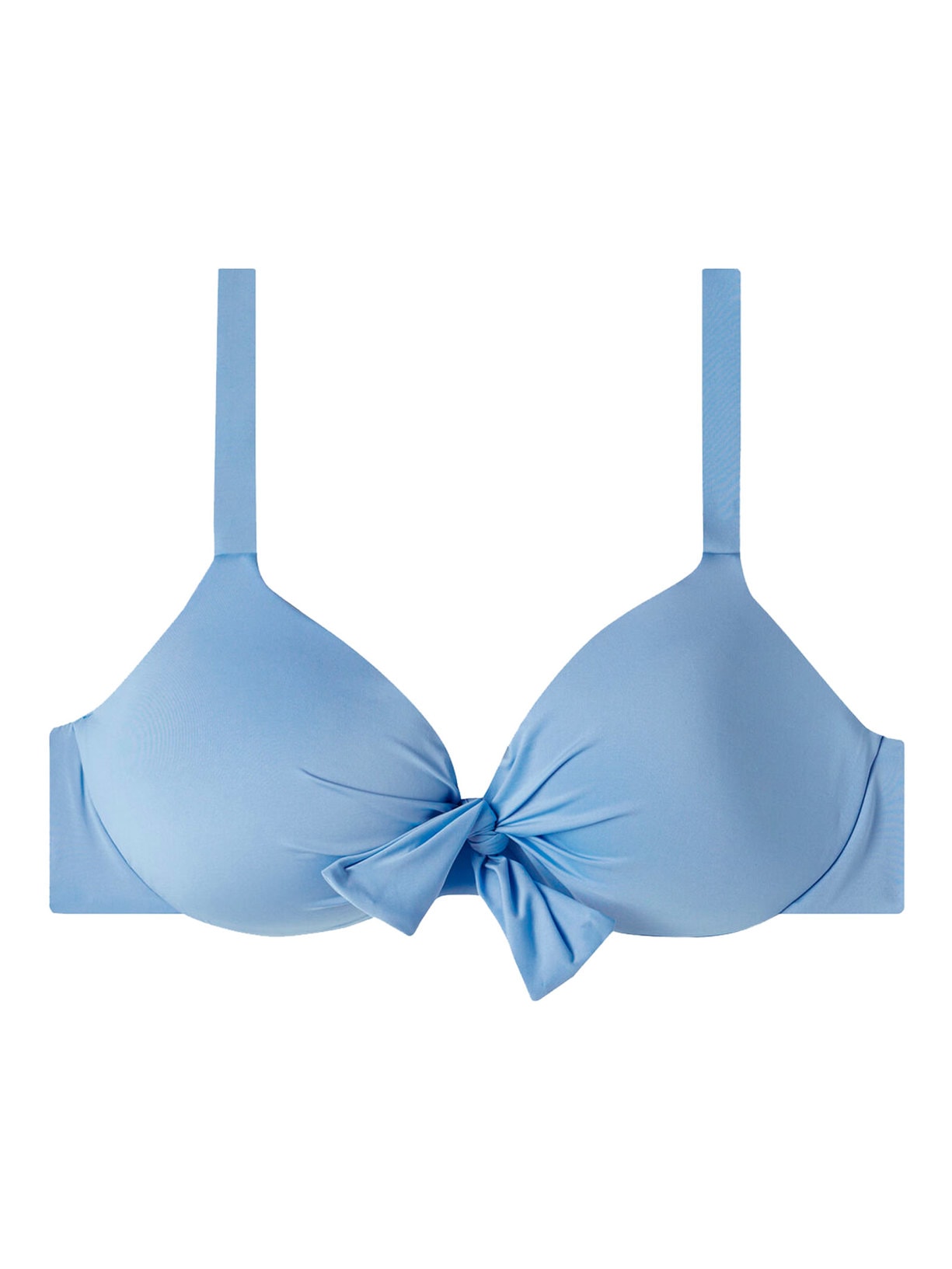 Parte De Cima De Biquíni Push-Up Almofadado Indonesia Eco - Azul