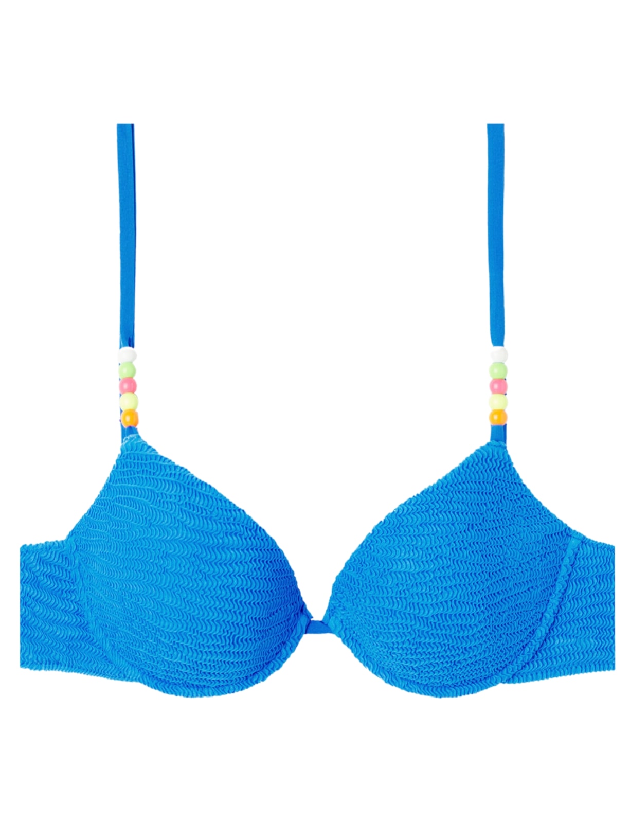 Parte De Cima De Biquíni Push-Up Almofadado San Diego - Azul