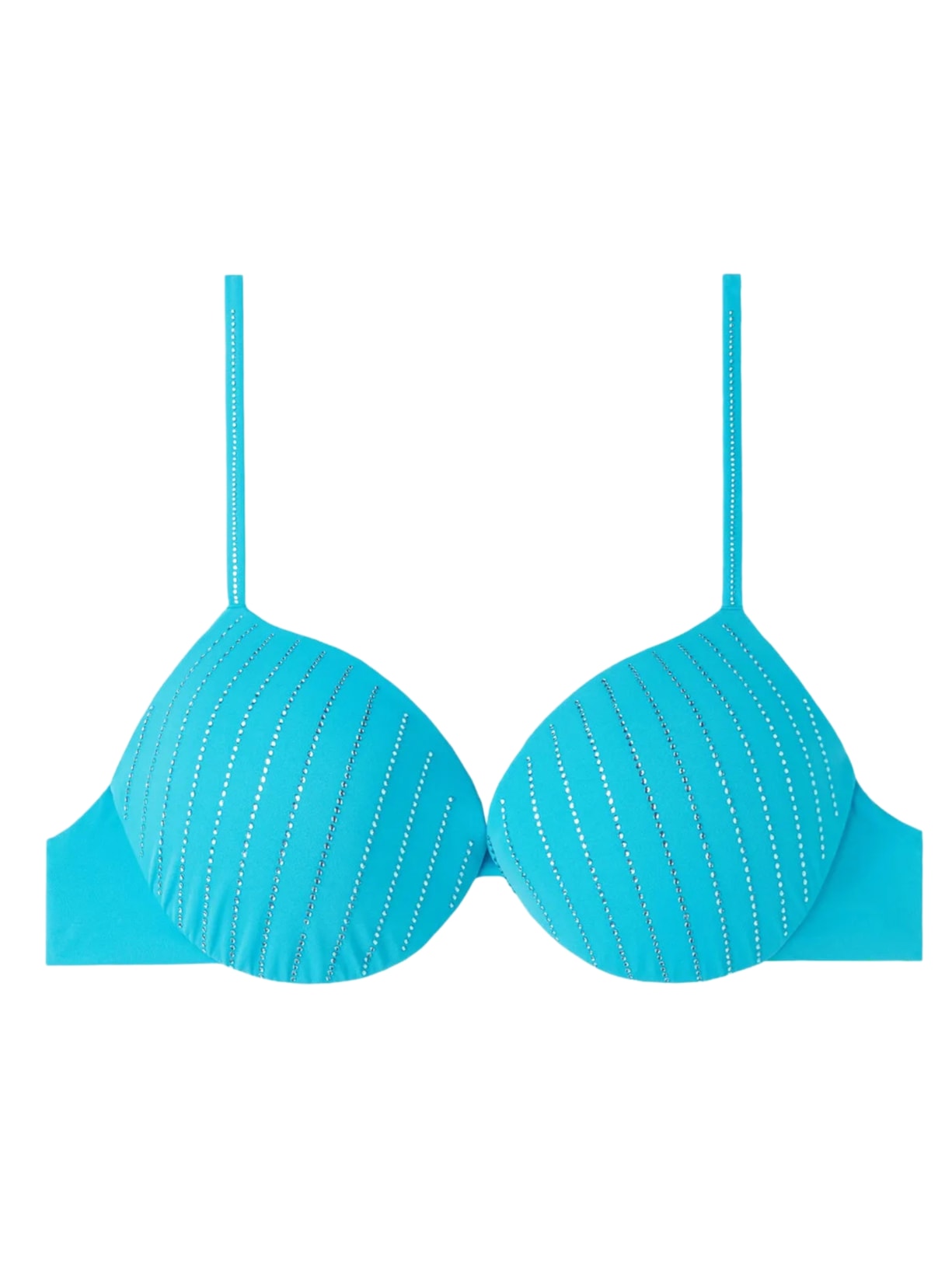 Parte De Cima De Biquíni Push-Up Almofadado Shanghai Azul Calzedonia