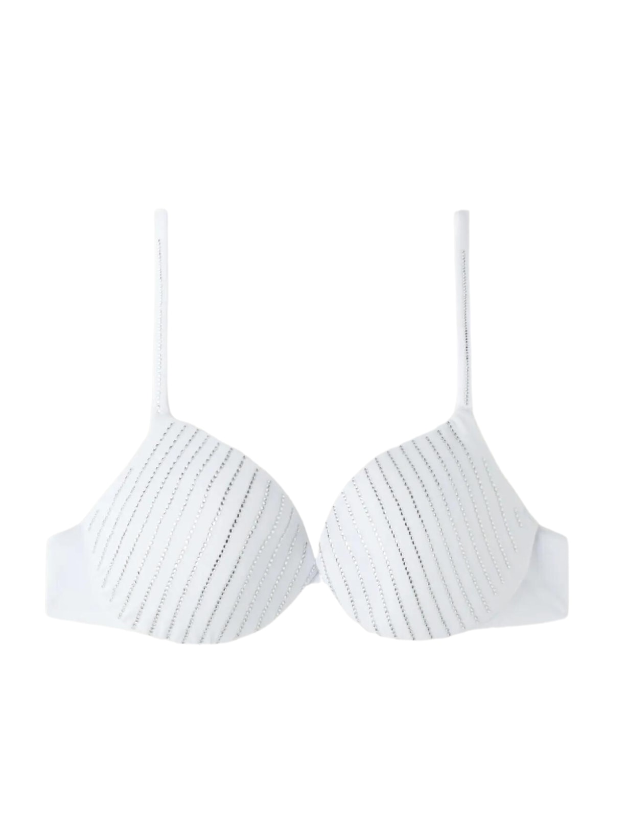 Parte De Cima De Biquíni Push-Up Almofadado Shanghai - Branco