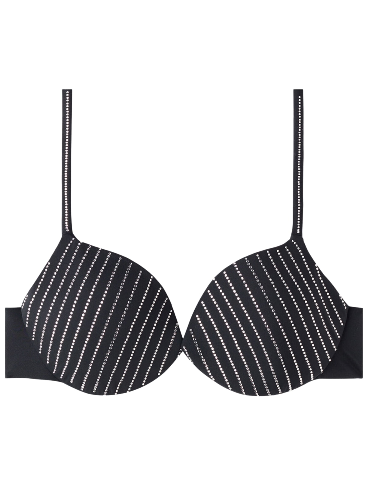 Parte De Cima De Biquíni Push-Up Almofadado Shanghai - Preto