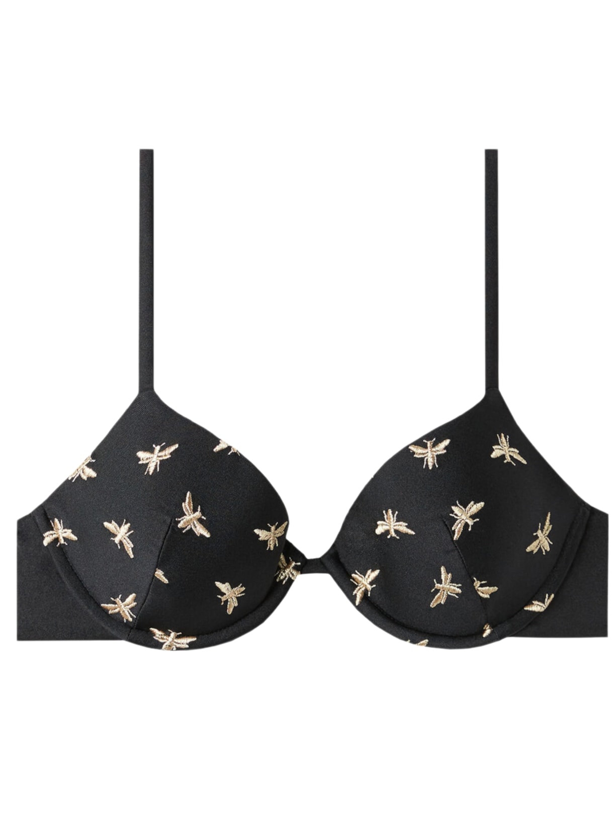 Parte De Cima De Biquíni Push-Up Atene - Preto