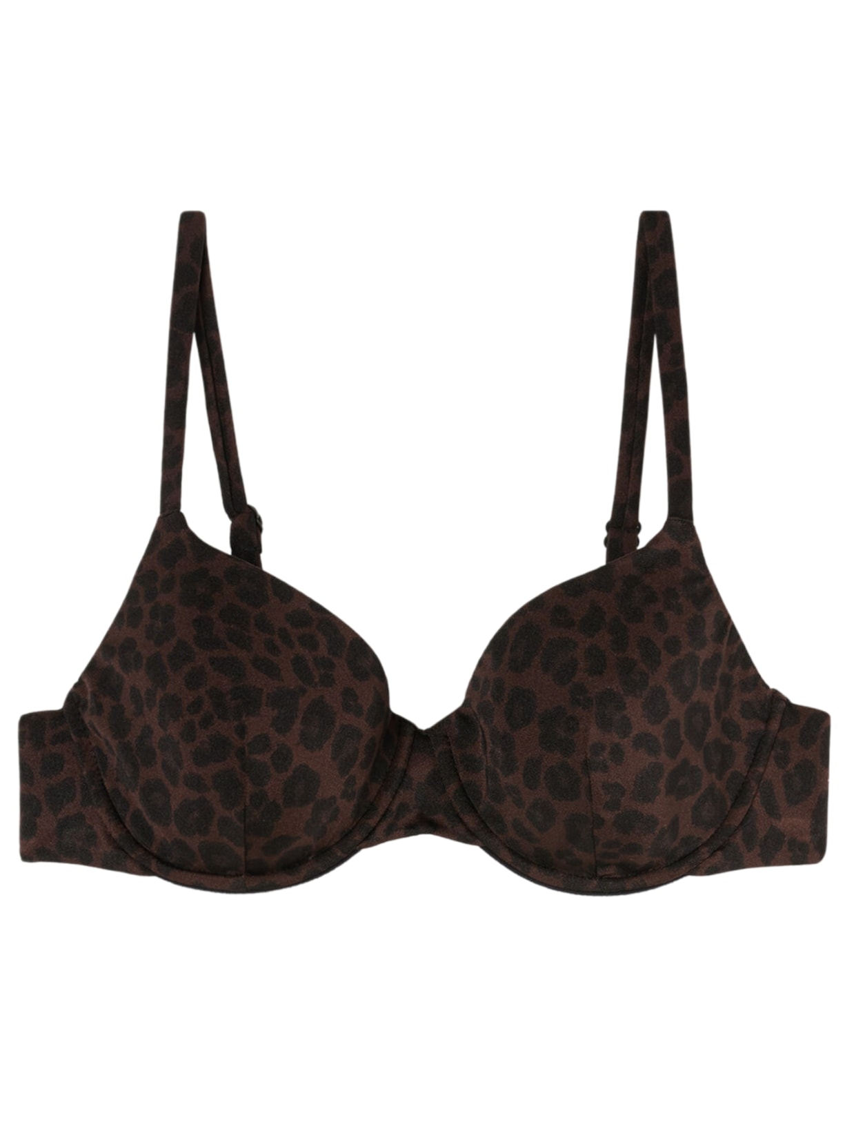 Parte De Cima De Biquíni Push-Up Caimanera - Marrom