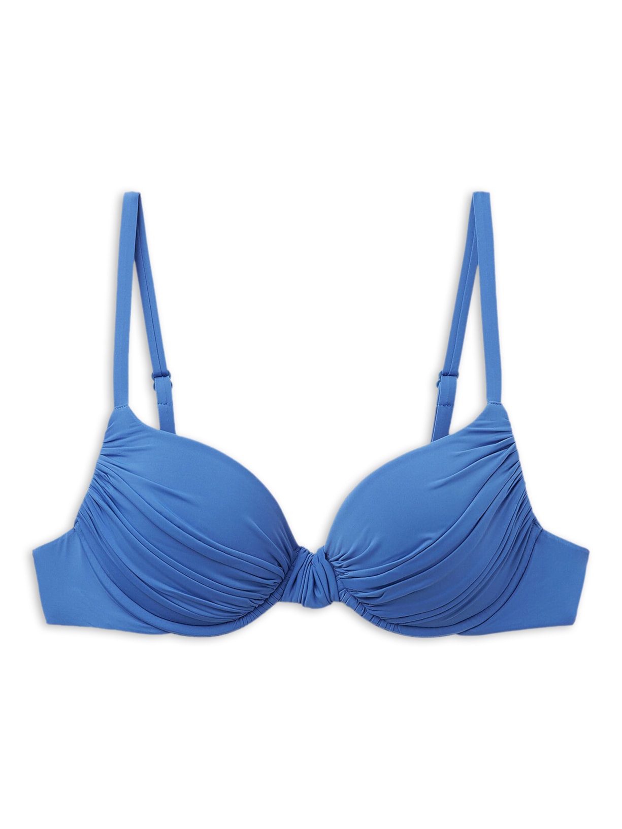 Parte De Cima De Biquíni Push-Up Indonésia - Azul