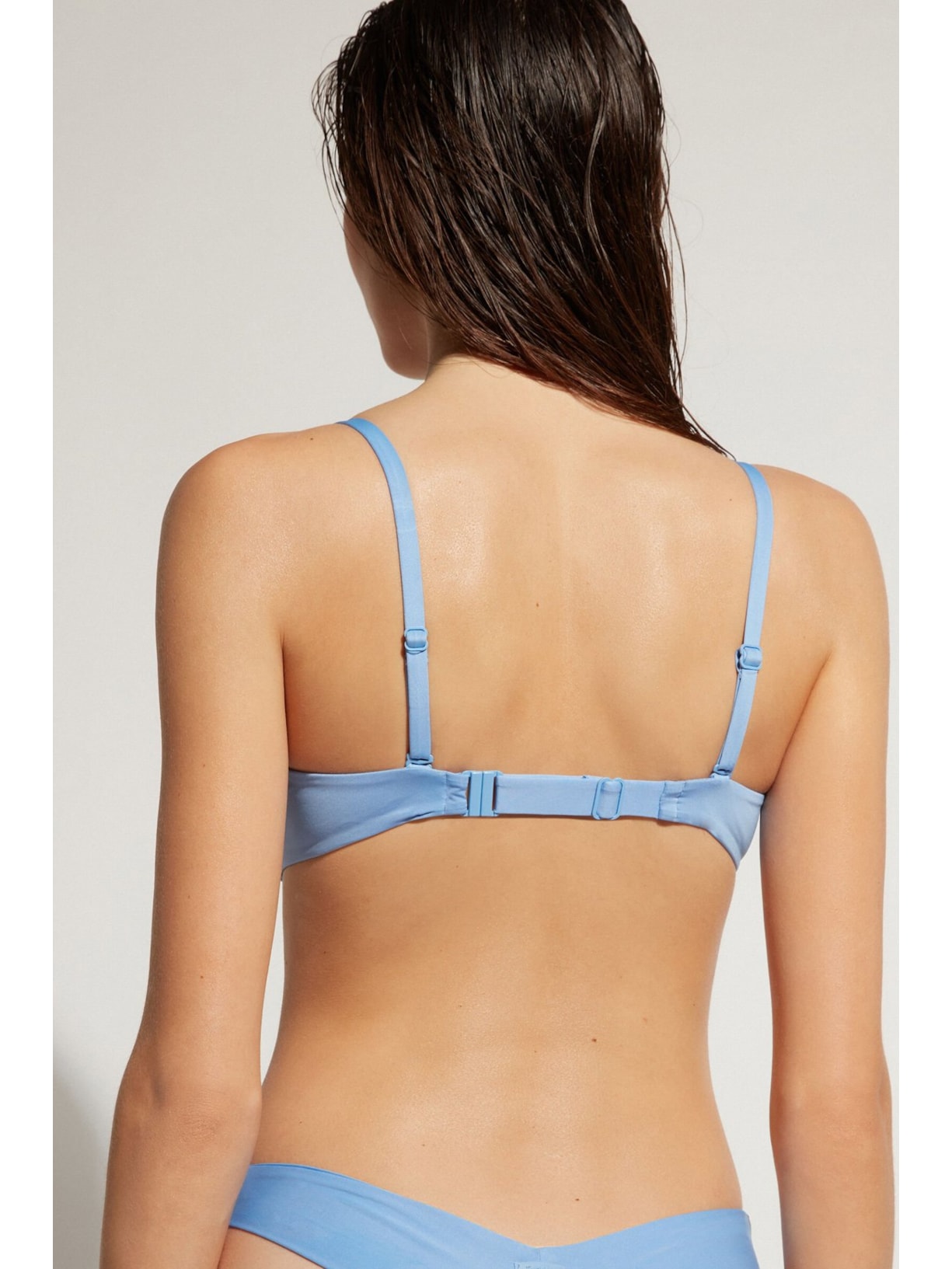Parte De Cima De Biquíni Push-Up Indonesia Eco Azul Calzedonia