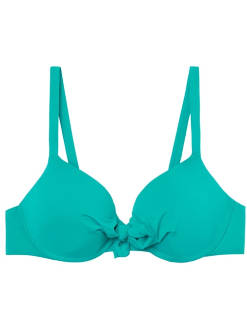 Parte De Cima De Biquíni Push-Up Indonésia - Verde
