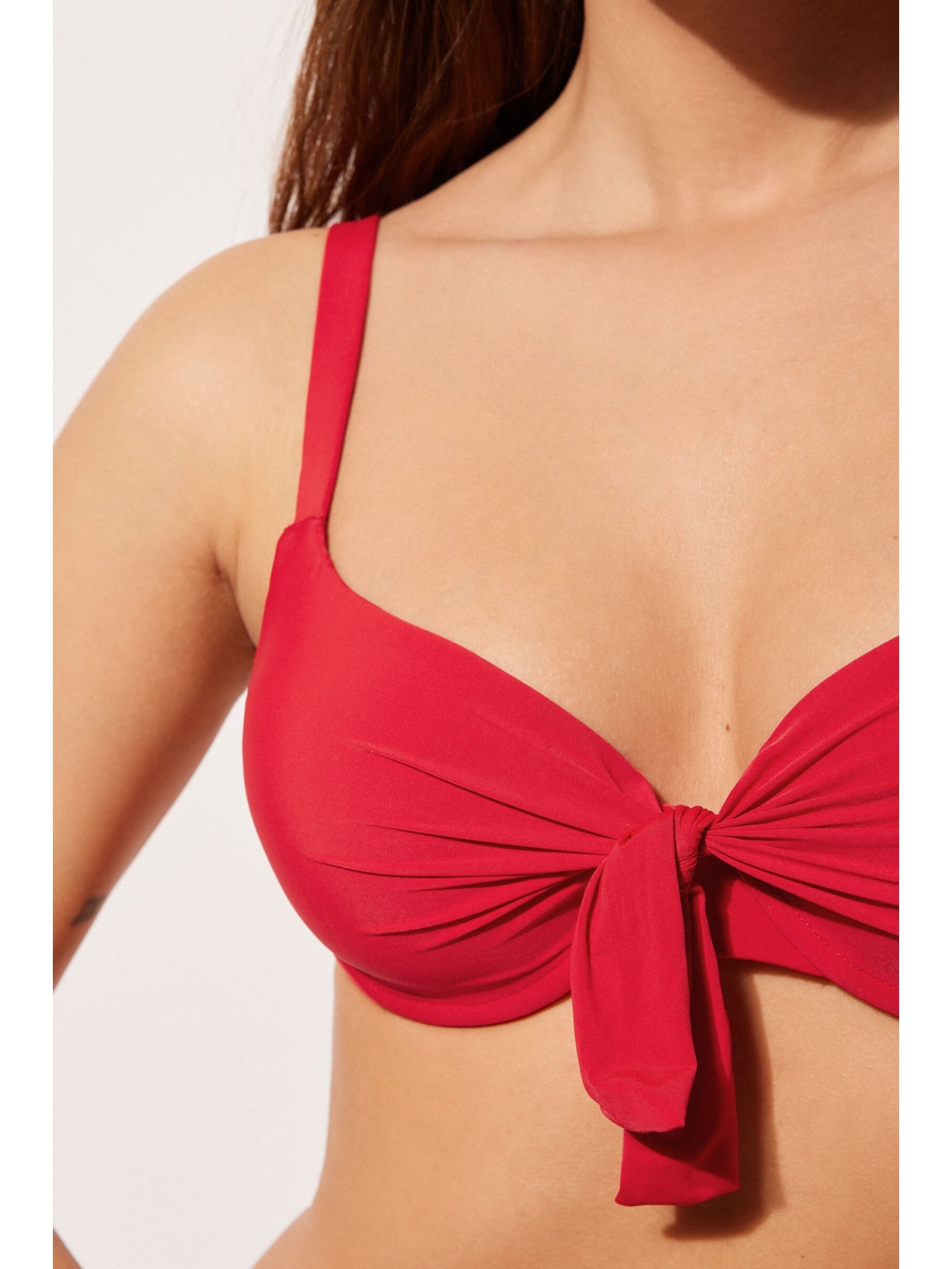 Parte De Cima De Biquíni Push-Up Indonésia Vermelho Calzedonia