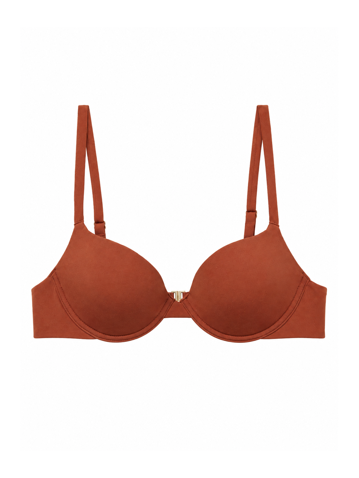 Parte De Cima De Biquíni Push-Up Premium Fit Marrom Calzedonia