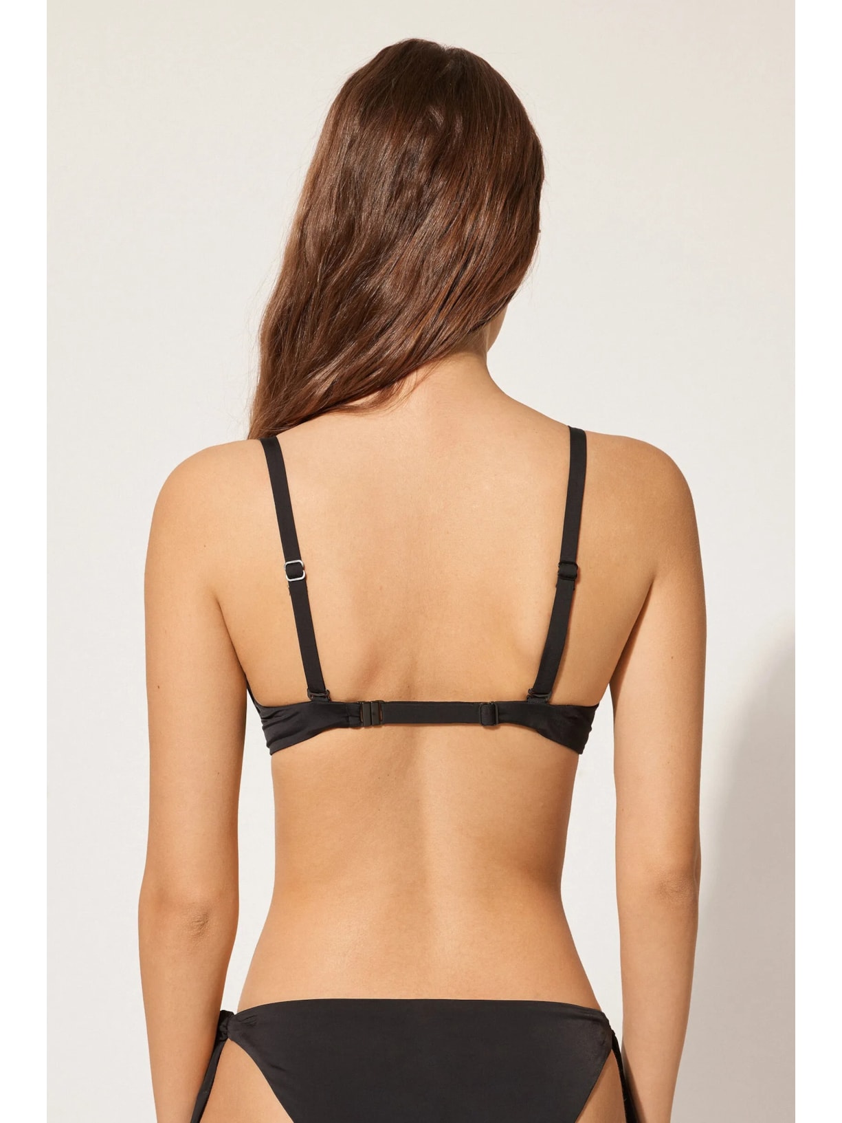 Parte De Cima De Biquíni Super Push-Up Indonésia Preto Calzedonia