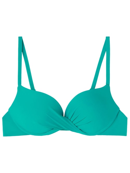 Parte De Cima De Biquíni Super Push-Up Indonésia - Verde