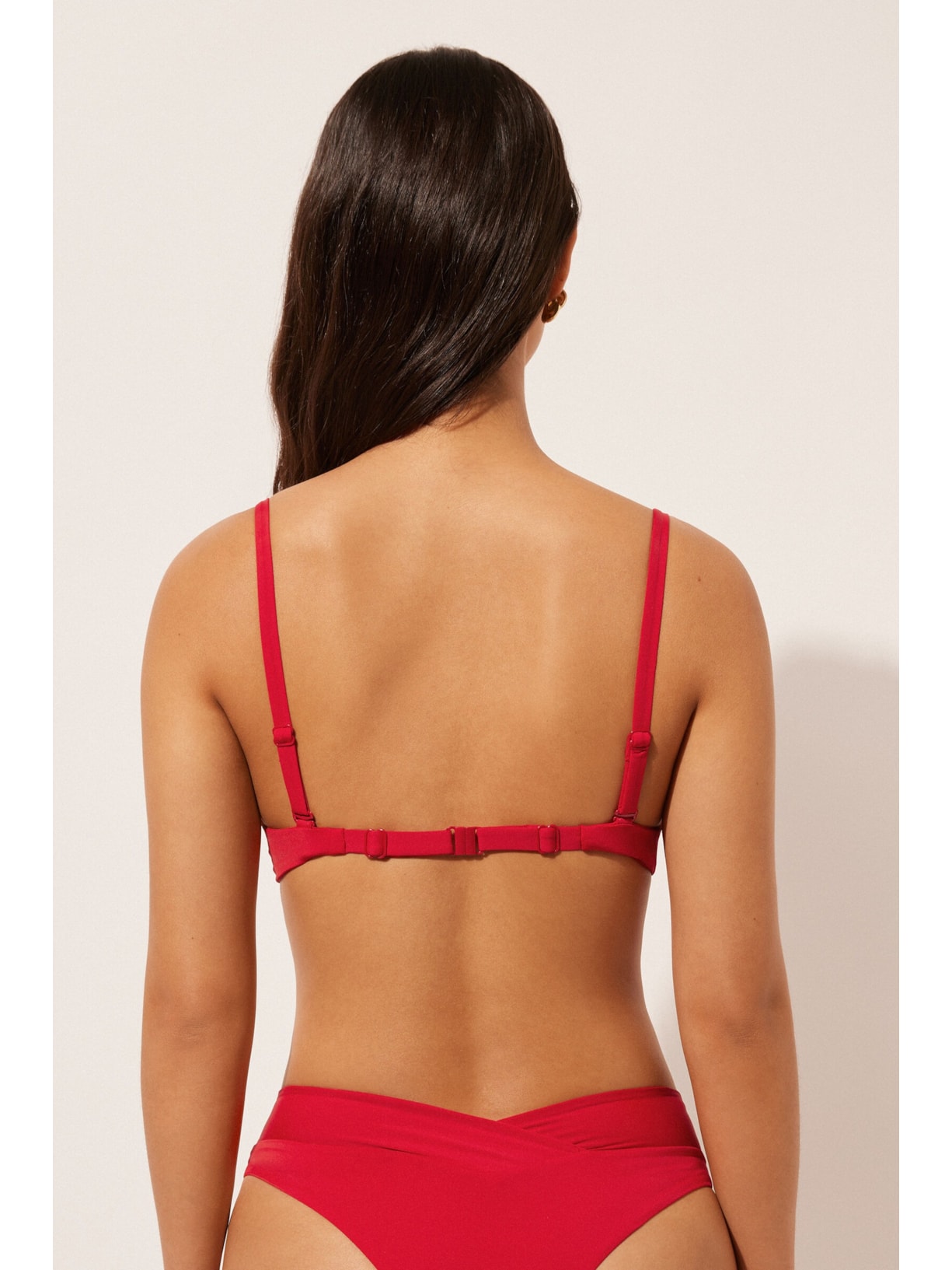 Parte De Cima De Biquíni Super Push-Up Indonésia Vermelho Calzedonia
